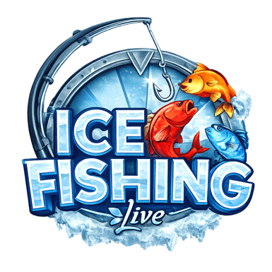 Ice Fishing spilleautomat med vinterfisketema og isbonusfunksjon